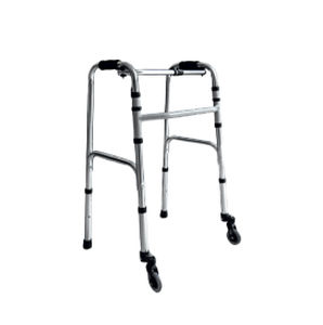 2-wheel rolling walker - HC0522LG-3 - CA-MI - aluminium frame / folding / height-adjustable