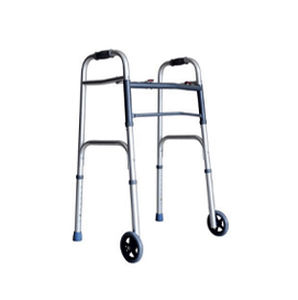 2-wheel rolling walker - HC0511LG-5 - CA-MI - aluminium frame / folding / height-adjustable