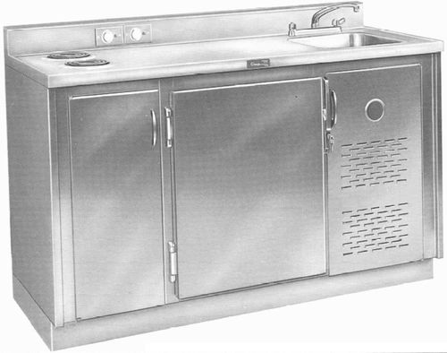 Refrigerated cabinet - RS - Continental Metal Products - emergency / hospital / with sink