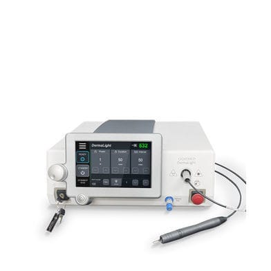 Dermatology laser - DermaLight Laser with 1mm Handpiece - LIGHTMED Corporation - acne treatment / vascular lesion treatment / varicose vein treatment