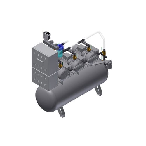 Medical vacuum pump - MEDEVICE 3×28 PBO - Bgs General Srl - rotary vane / lubricated