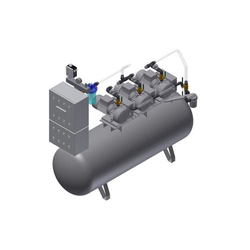 Medical vacuum pump - MEDEVICE 3×28 PBO - Bgs General Srl - manual / rotary vane / lubricated