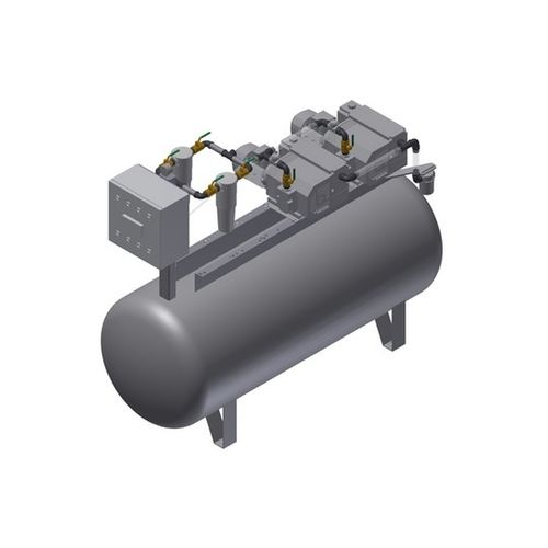 Medical vacuum pump - MEDEVICE 2X41PBO + FBD350 - Bgs General Srl - manual / rotary vane / lubricated