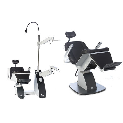 Ophthalmic workstation - 2000 COMBO - S4OPTIK - with chair / with footrest / compact