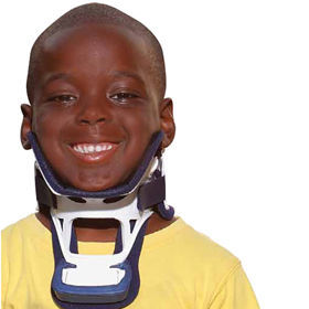 Rigid cervical collar - Protunix - C4 / with tracheostomy opening / pediatric