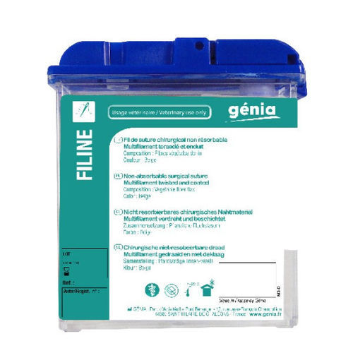 Non-absorbable suture thread - FILINE - Génia - veterinary surgery / 5 / 6