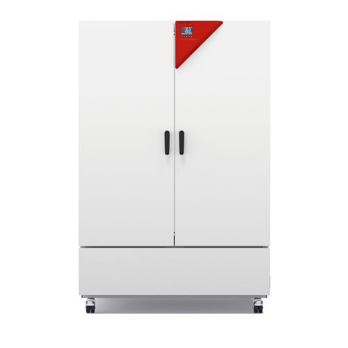Thermoelectric laboratory incubator - KB ECO 1020 - BINDER GmbH - on casters / stainless steel / 2 doors