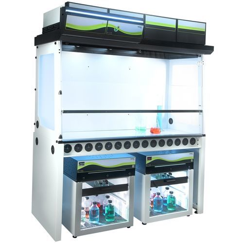 Chemical product cabinet - 822 - Labscape - laboratory / with door / mobile