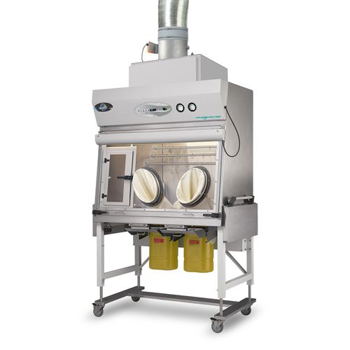 Aseptic isolator - PHARMAGARD - NuAire Laboratory Equipment - for cancer drugs / ISO class 5 / floor-standing