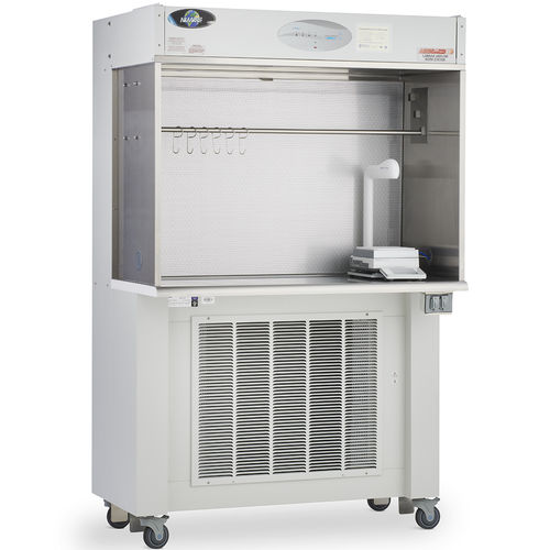 Floor-standing laboratory workstation - AireGard™ - NuAire Laboratory Equipment - mobile / with HEPA filter / laminar flow