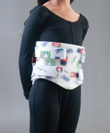 Lumbo-sacral support corset - Bivalve - Optec USA - pediatric / lordosis