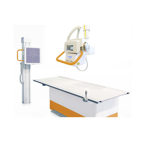 Digital X-ray system - Amadeo C - OR Technology - Oehm und Rehbein - for multipurpose radiography / with floor-standing bucky / with ceiling-mounted telescopic tube stand