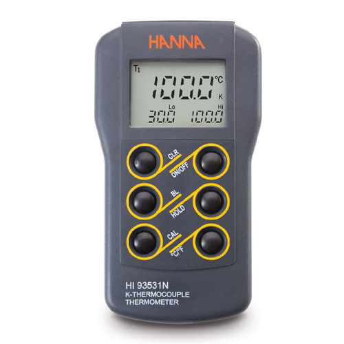 Laboratory thermometer - 0.1° Resolution K - HANNA Instruments - fever / digital / thermocouple