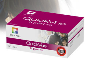 Rapid gastrointestinal infection test - QuickVue® - Quidel - IgG / Helicobacter pylori / serum