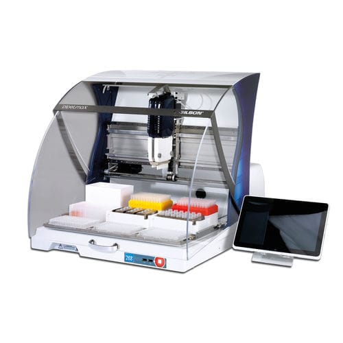 Liquid handling laboratory workstation PIPETMAX® Gilson for assays / for qPCR / robotic