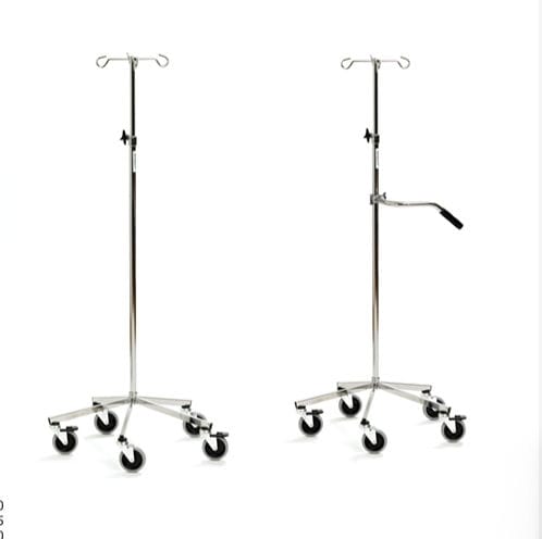 IV stand on casters - 080-3600 - Tarsus - 2-hook