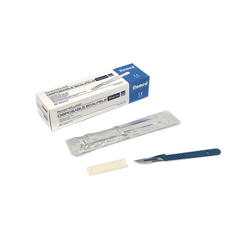 Plastic handle scalpel - SCALP series - Romed Holland
