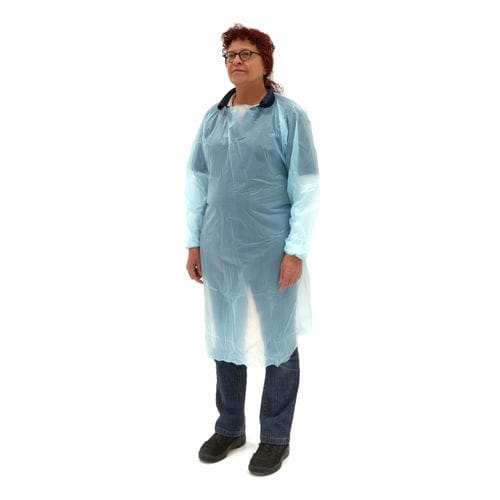 Unisex medical apron - 21/60-CA - Romed Holland - blue