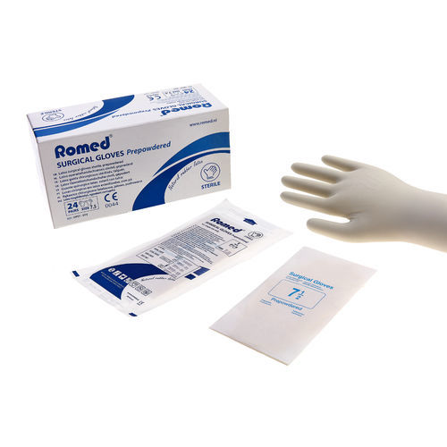 Latex gloves - OPST060 - Romed Holland - surgical / sterile / box of 50