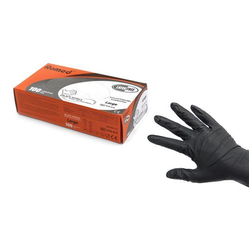 Nitrile gloves - NTB-8 series - Romed Holland - examination / sterile / L