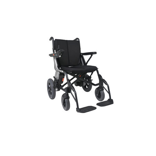 Electric wheelchair - WHE-POWER-FOLD - Romed Holland - indoor / folding / with armrests