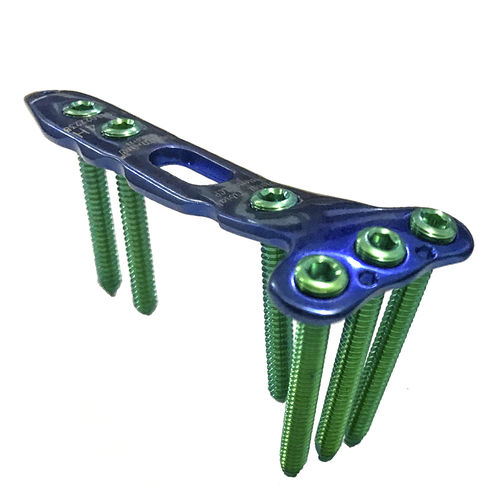 Tibia compression plate - HJ-Small LOC 12 - Health-Joy Medical - distal / posterolateral / posteromedial