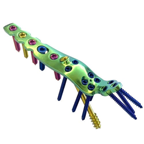 Ankle arthrodesis plate HJVALOC 02 HealthJoy Medical locking