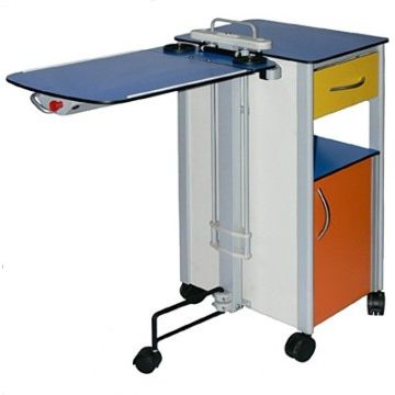 Bedside table on casters - Adapta - IMO - with integrated over-bed table