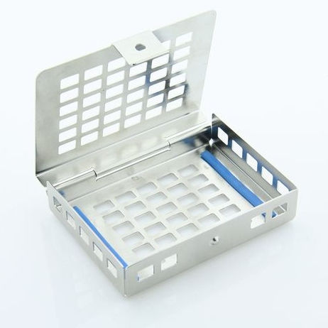 Dental instrument sterilization cassette - 5009 series - NICHROMINOX - perforated / stainless steel