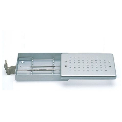 Dental instrument sterilization container 187460 NICHROMINOX aluminum / silicone