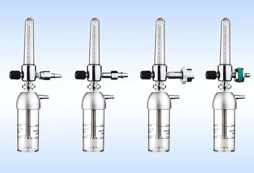 Medical gas flow meter - Shanghai Zhenghua Medical Equipment - for hospitals / plug-in type / with pressure regulator