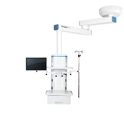 Ceiling-mounted medical pendant - EX-50PE - Shanghai Zhenghua Medical Equipment - anesthesia / endoscopy / modular