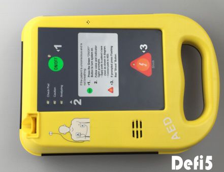 Automatic external defibrillator - Defi5 - Meditech Equipment - with ECG monitor