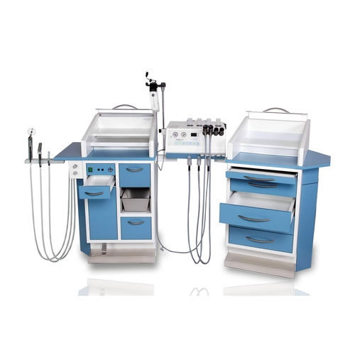 ENT workstation - MODULA Duo - Heinemann Medizintechnik - on casters / double