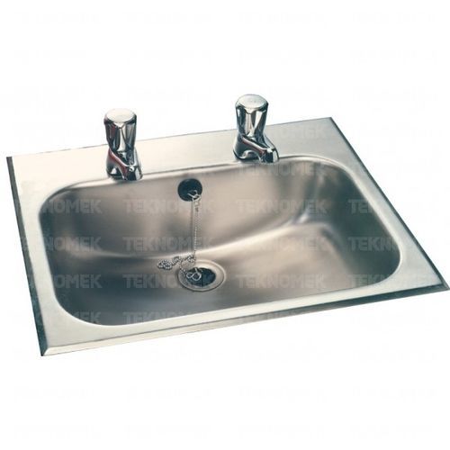Laboratory sink - WSHS-IS131 - TEKNOMEK - 1-station / stainless steel