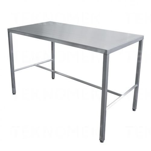 Work table - TATA series - TEKNOMEK - rectangular / stainless steel