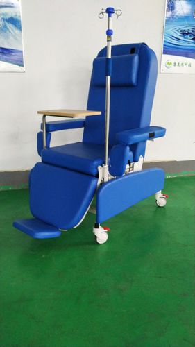 Manual blood donor chair - PY-YS - Nanning Passion Medical Equipment - hydraulic / 3-section / on casters