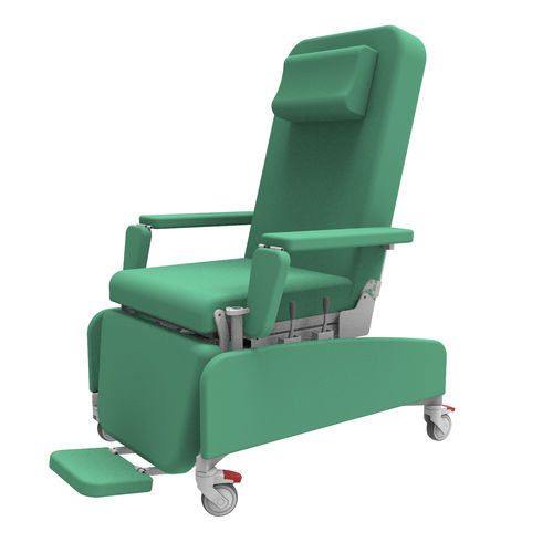 Hydraulic dialysis chair - PY-YS - Nanning Passion Medical Equipment - 3-section / on casters / Trendelenburg