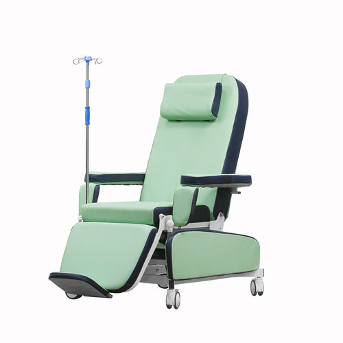 Electric dialysis chair - Nanning Passion Medical Equipment - 3-section / on casters / reclining