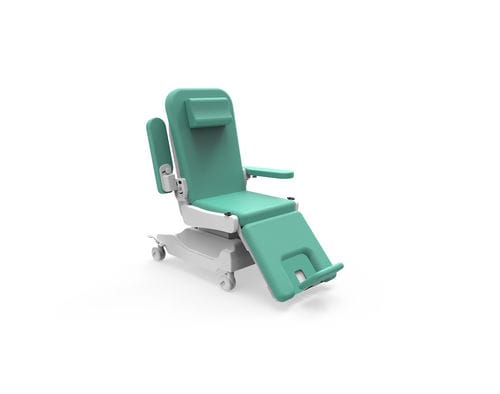 Electric dialysis chair - PY-YD-410 - Nanning Passion Medical Equipment - electropneumatic / 3-section / chemotherapy