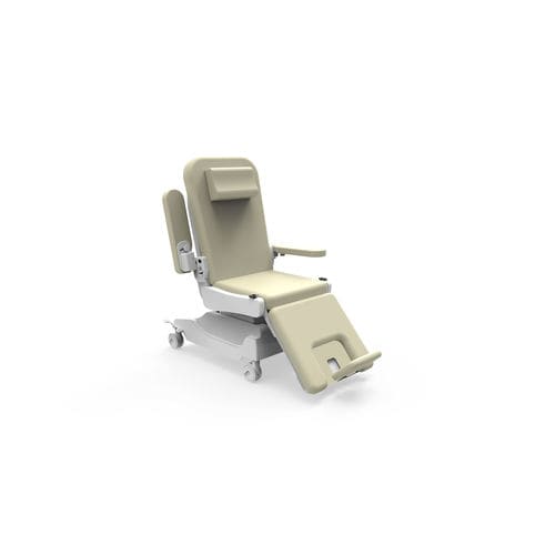 Electric hemodialysis chair - PY-YD-410 - Nanning Passion Medical Equipment - 3 sections / chemotherapy / on casters