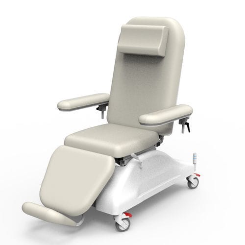 Electric dialysis chair - PY-YD-510 - Nanning Passion Medical Equipment - 3-section / chemotherapy / on casters