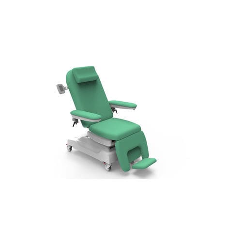 Electric dialysis chair - PY-YD-340 - Nanning Passion Medical Equipment - 3-section / with scale