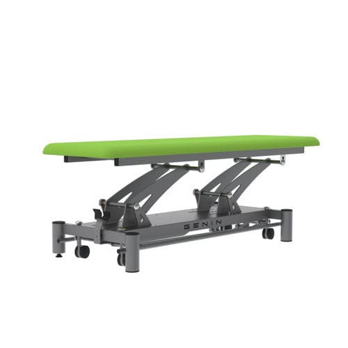 Manual massage table FGT3197 Genin Techmed pneumatic / on casters