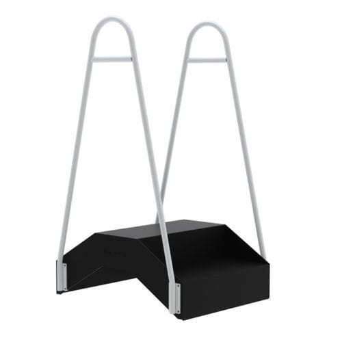 Straight rehabilitation staircase - FGG12 - Genin Techmed - with 2 handrails