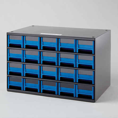 Medicine cabinet - 1345 - Health Care Logistics - hospital / gray / blue