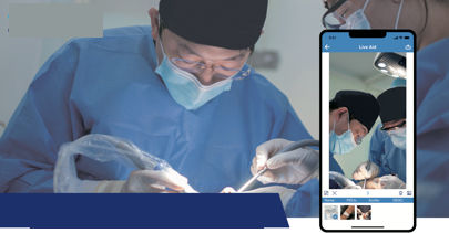 Treatment iOS application - LiveAid Pro - EBM Technologies - recording / medical image import / hospital