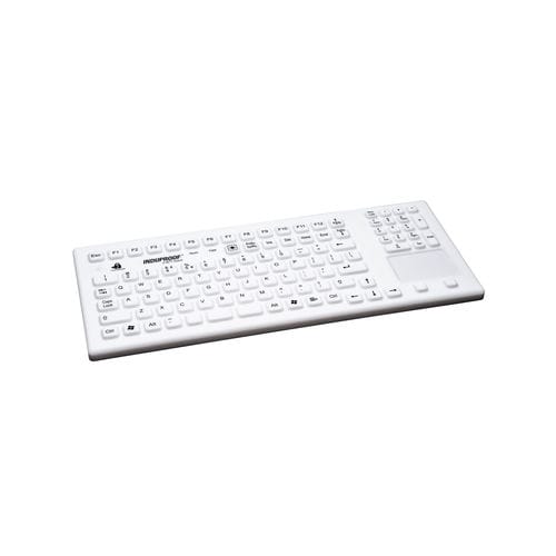 Medical keyboard with numeric keypad - InduProof® Smart Touch - GETT Gerätetechnik - with touchpad / with pointing device / with international layout