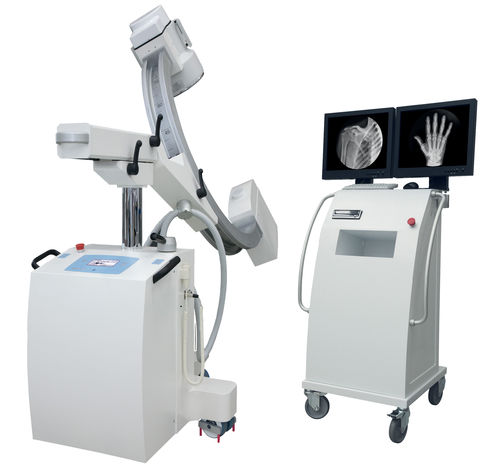 Mobile C-arm - SD30 C - IDETEC MEDICAL IMAGING - with video column / with small-diameter arc