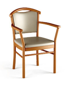 Chair with armrests - PCBR MONTARCHER - AHF - ATELIERS DU HAUT FOREZ